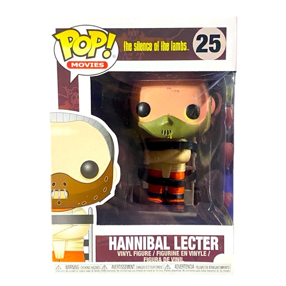 The Silence of The Lambs Funko Pop! Movies Hannibal Lecter Vinyl Figure - Picture 2 of 6